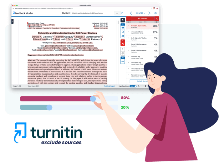 Jasa Exclude sources Turnitin