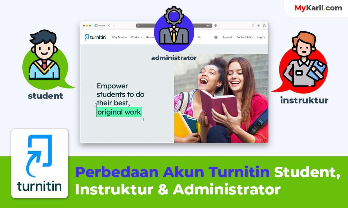 Perbedaan akun Turnitin Student dan Instruktur